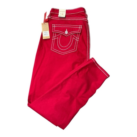 True Religion Denim - True Religion - NWT - Women's Red High Waisted Curvy Skinny Jeans